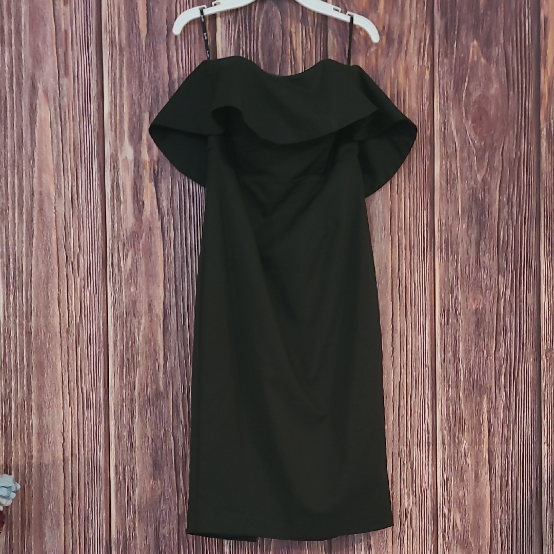 Bardot Elegant Strapless Black Dress
